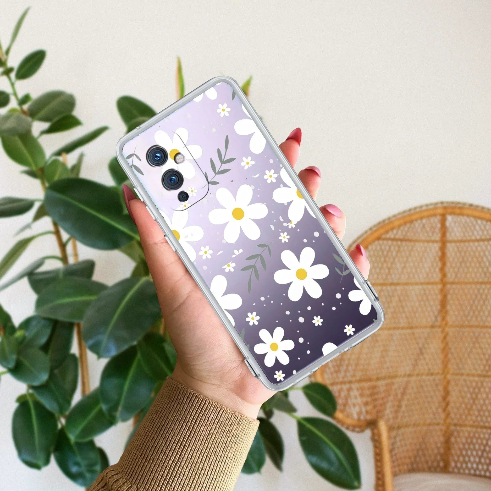 Daisy Bloom Transparent Silicon Case For OnePlus