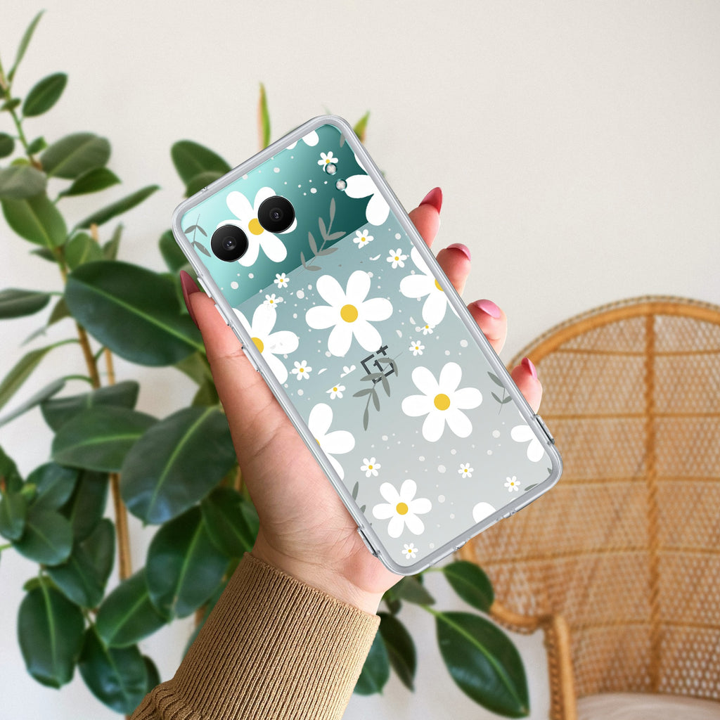 Daisy Bloom Anti Yellow Case For OnePlus Nord 4 5G