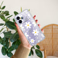Daisy Bloom Transparent Silicon Case For Oppo F33 Pro 5G