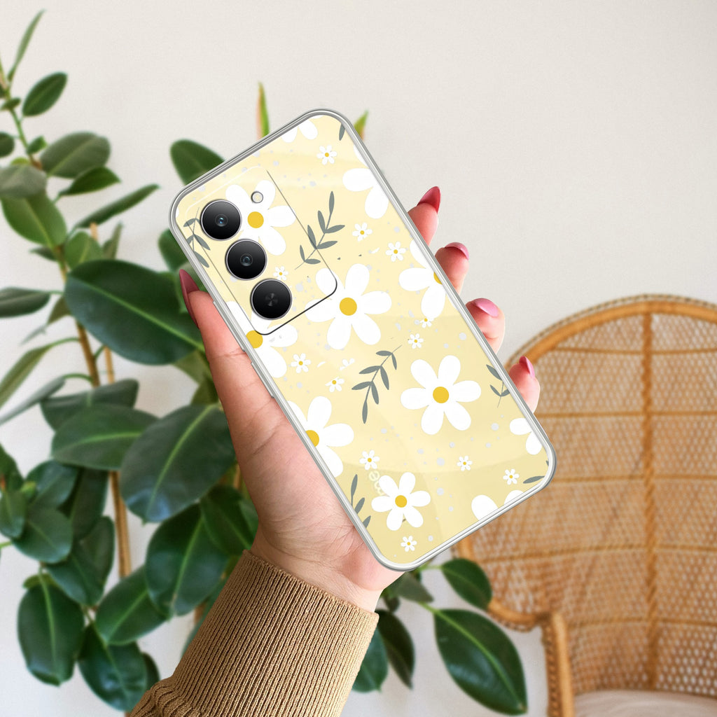 Wild Rose Anti Yelllow Case For Realme P4 Pro 5G