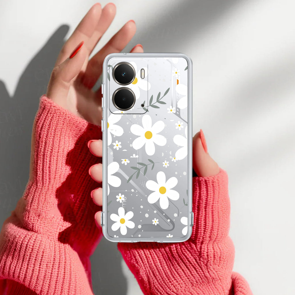Daisy Bloom Anti Yelllow Case For Realme P3 5G