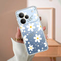 Daisy Bloom Transparent Silicon Case For Realme 13 Plus 5G