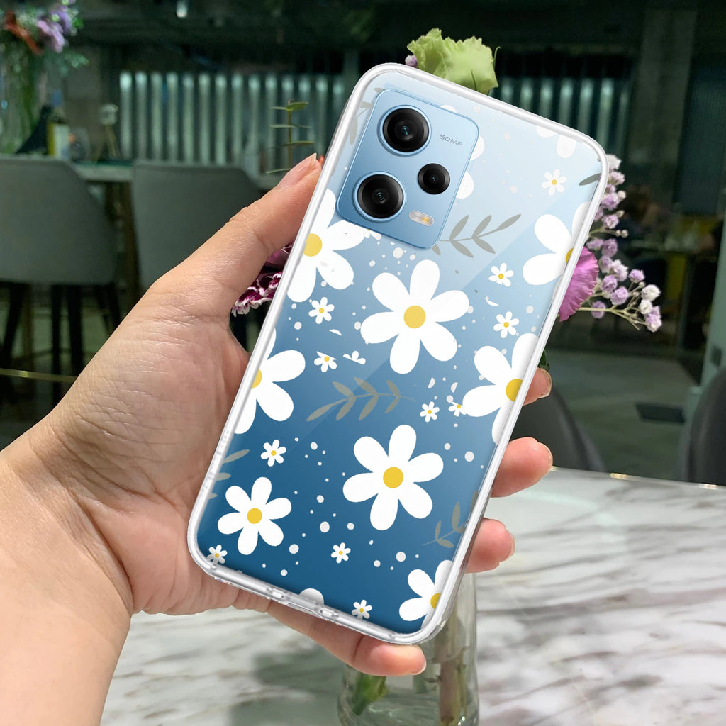 Daisy Bloom Transparent Silicon Case For Redmi Note 11 Pro / Redmi Note 11 Pro Plus 5G