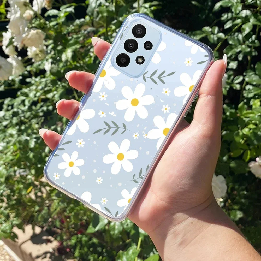 Daisy Bloom Anti Yellow Case For Samsung Galaxy A23 5G