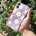 Daisy Bloom Transparent Silicon Case For Samsung Galaxy F14 5G
