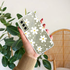 Daisy Bloom Anti Yellow Case For Samsung Galaxy S21 Plus