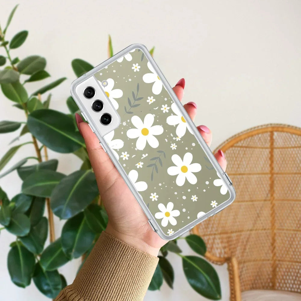 Daisy Bloom Anti Yellow Case For Samsung Galaxy S22 Plus 5G