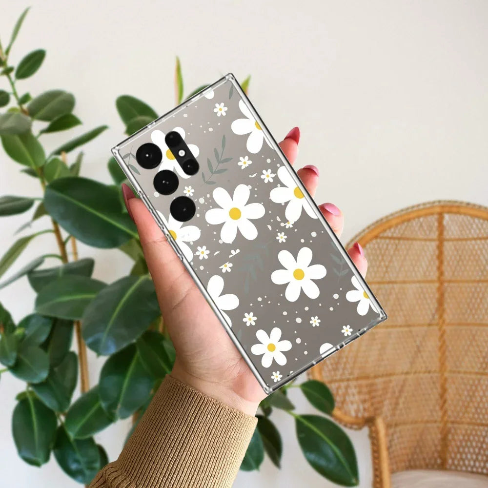 Daisy Bloom Anti Yellow Case For Samsung Galaxy S26 Ultra 5G