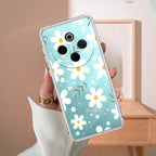 Daisy Bloom Transparent Silicon Case For Vivo Y200e 5G