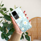 Daisy Bloom Transparent Silicon Case For Vivo V30 5G