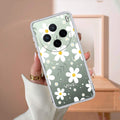 Daisy Bloom Transparent Silicon Case For Vivo V25 Pro 5G