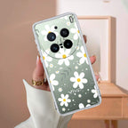 Daisy Bloom Transparent Silicon Case For Vivo X200 Pro 5G