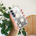 Daisy Bloom Transparent Silicon Case For Vivo Y300 5G