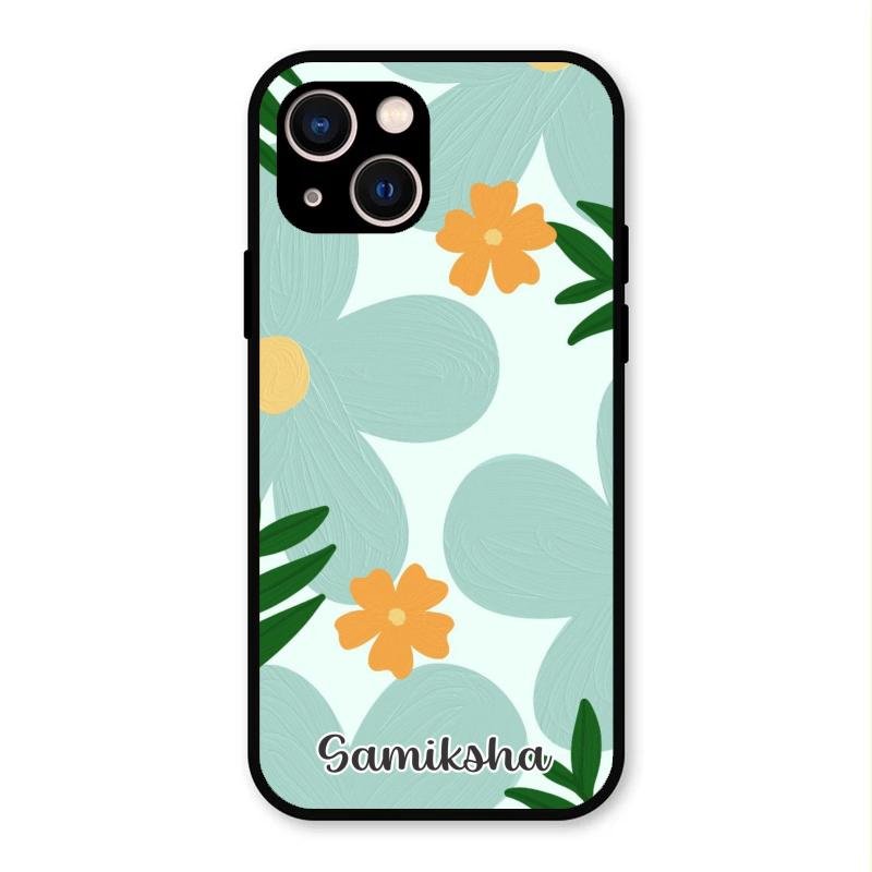 Daisy Dreams Customized Glass Case Cover For iPhone 13