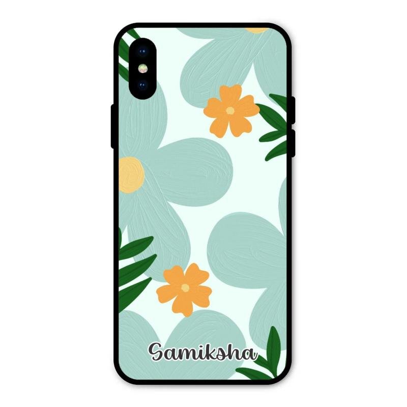 Daisy Dreams Customized Glass Case Cover For iPhone XS