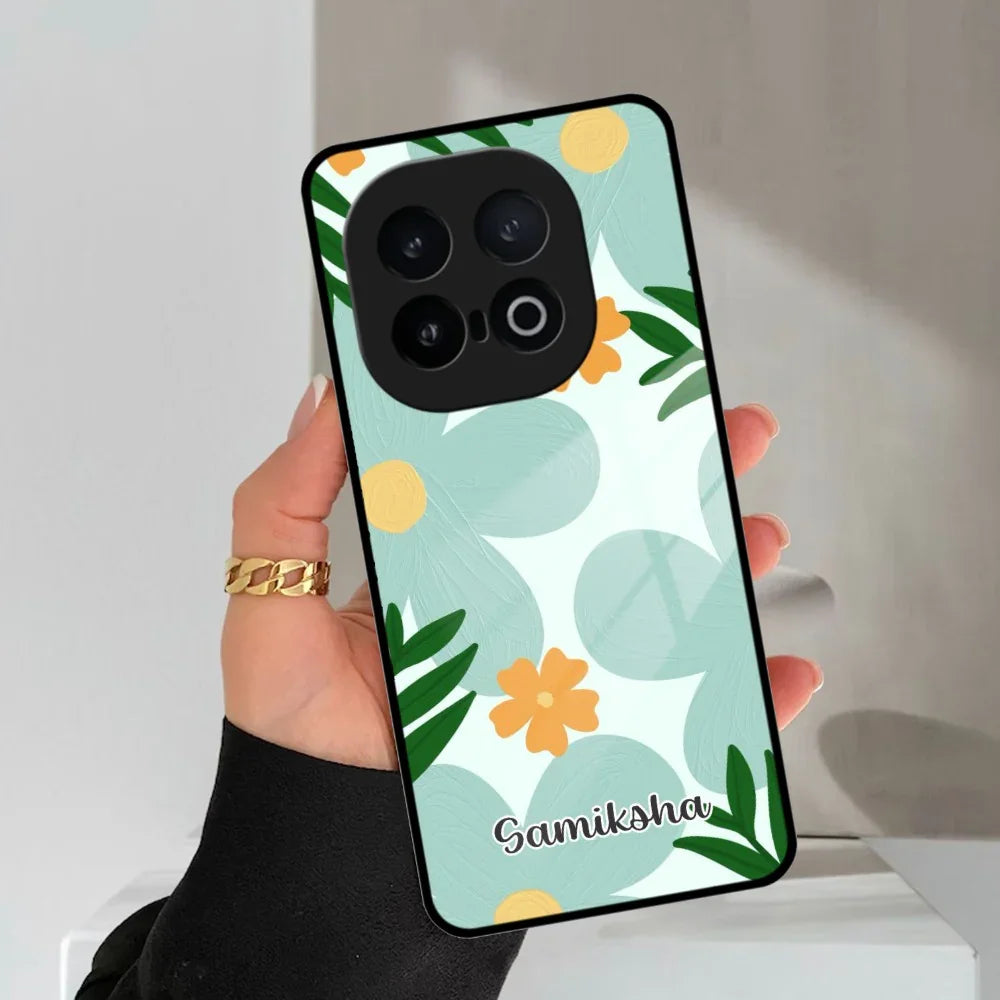 Daisy Dreams Customized Glass Case Cover For Vivo - ShopOnCliQ
