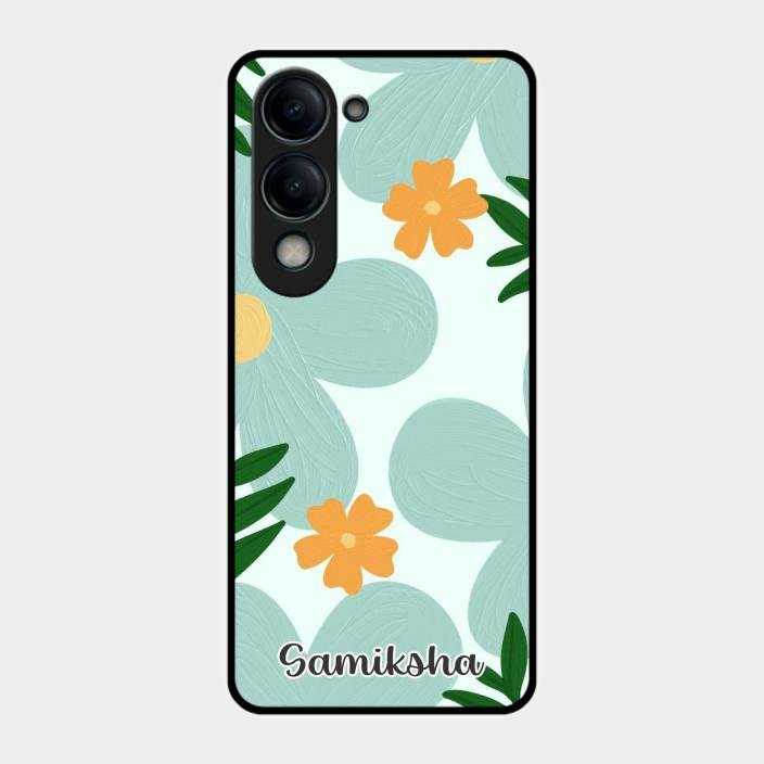 Daisy Dreams Customized Glass Case Cover For Iqoo Z10 Lite