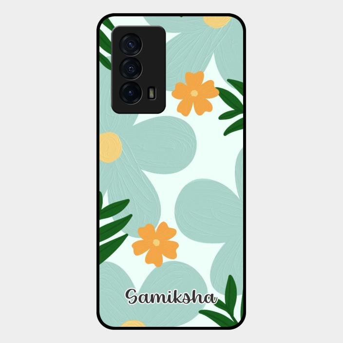 Daisy Dreams Customized Glass Case Cover For Iqoo Z5 5G