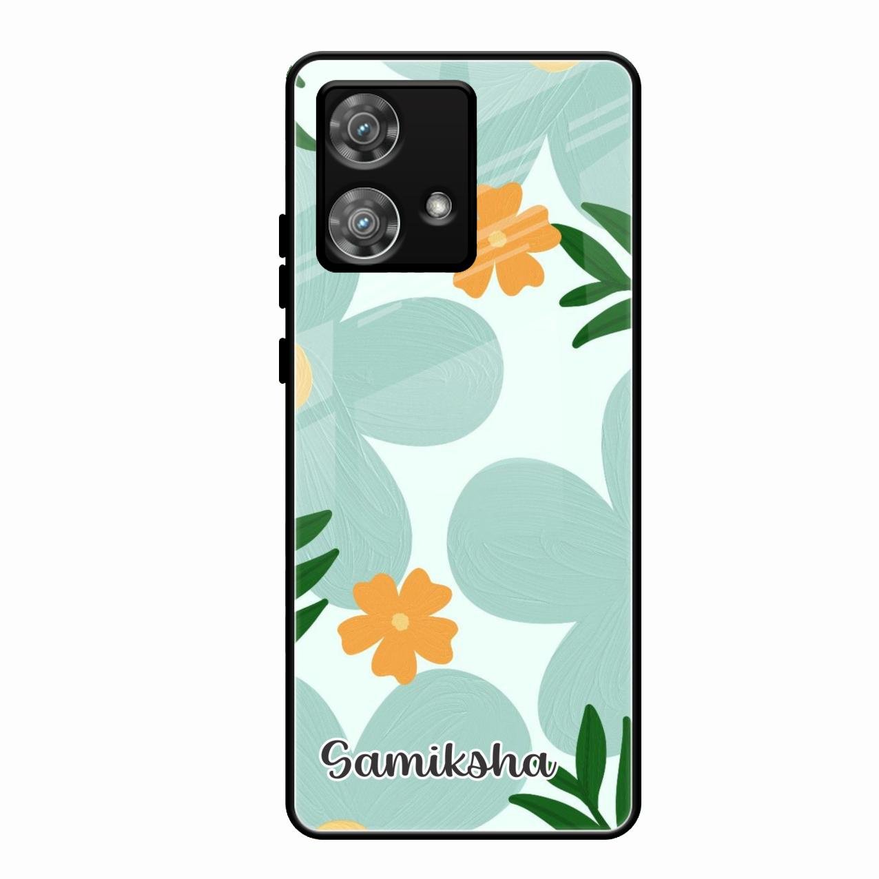 Daisy Dreams Customized Glass Case Cover For Motorola Edge 40 5G