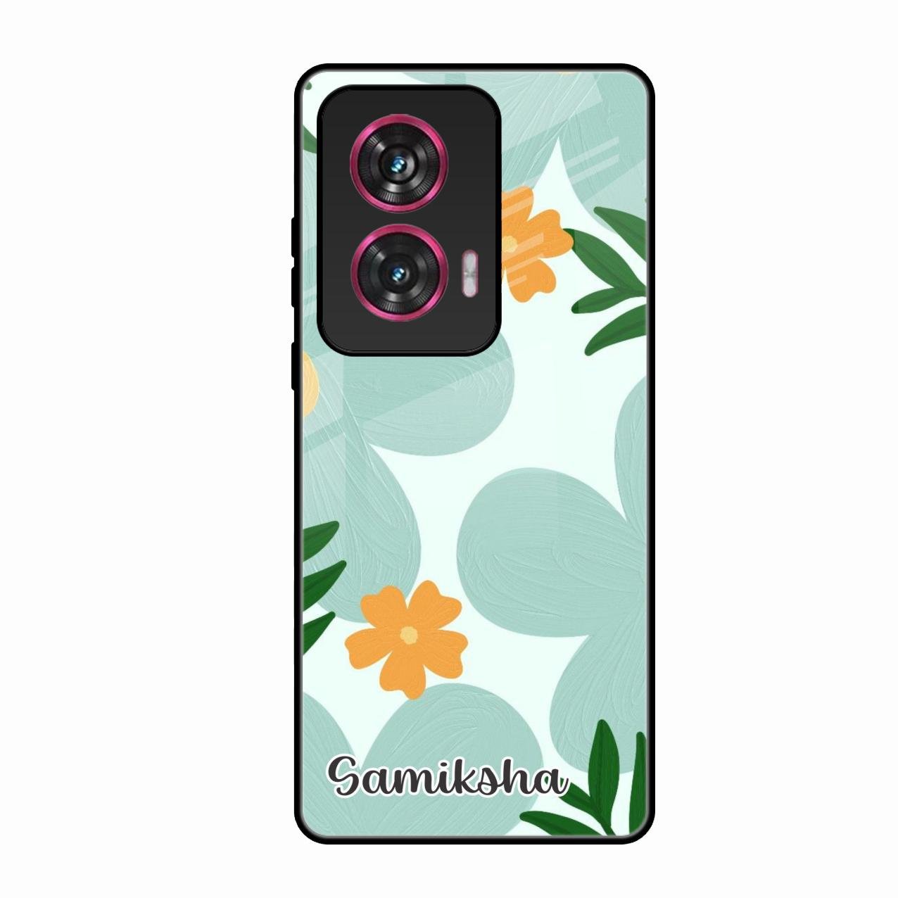 Daisy Dreams Customized Glass Case Cover For Motorola Edge 50 Fusion 5G