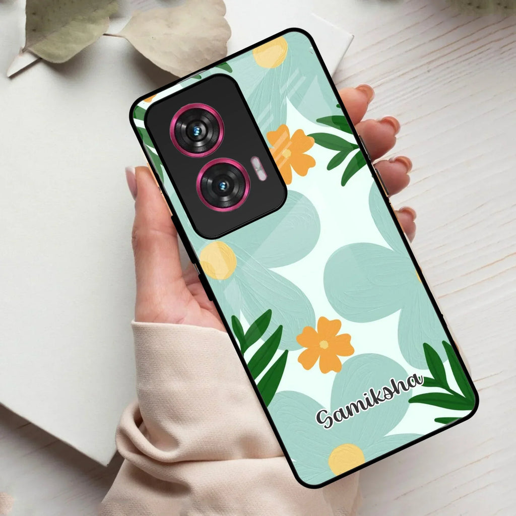 Daisy Dreams Customized Glass Case Cover For Motorola - ShopOnCliQ