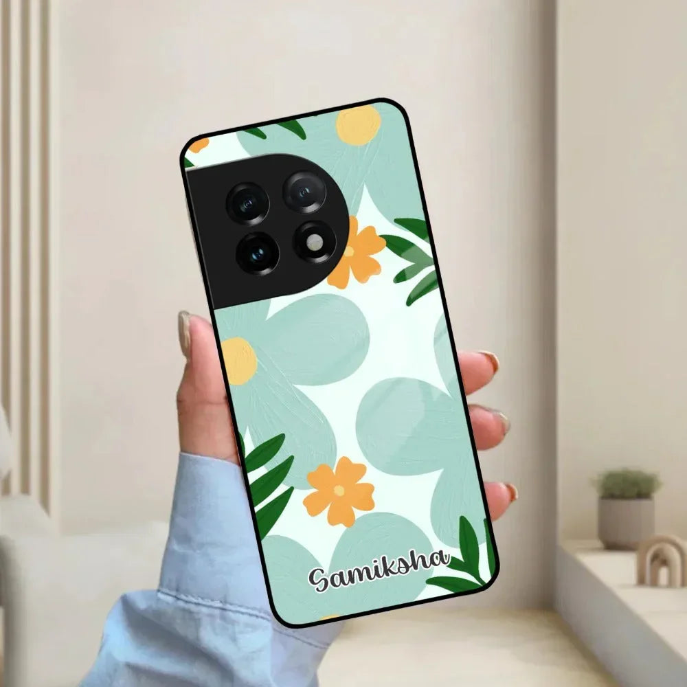 Daisy Dreams Customized Glass Case Cover For OnePlus - ShopOnCliQ