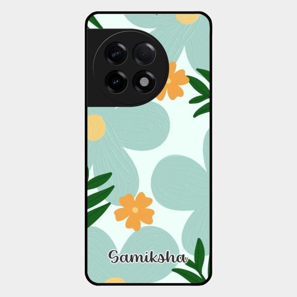 Daisy Dreams Customized Glass Case Cover For Oneplus 11R 5G