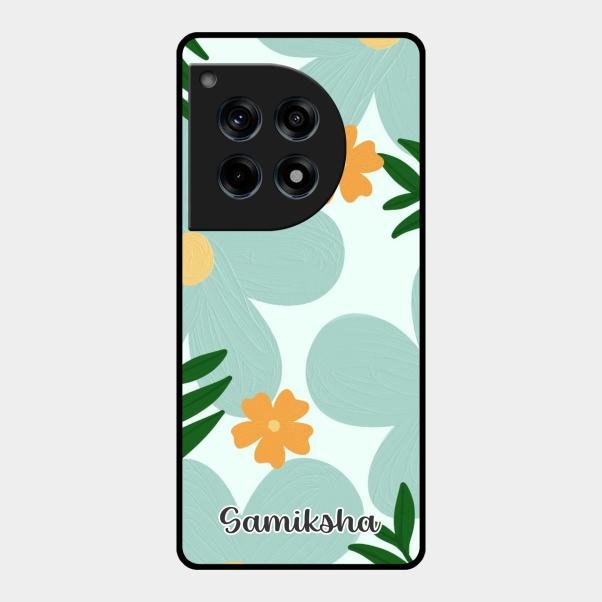 Daisy Dreams Customized Glass Case Cover For Oneplus 12R 5G