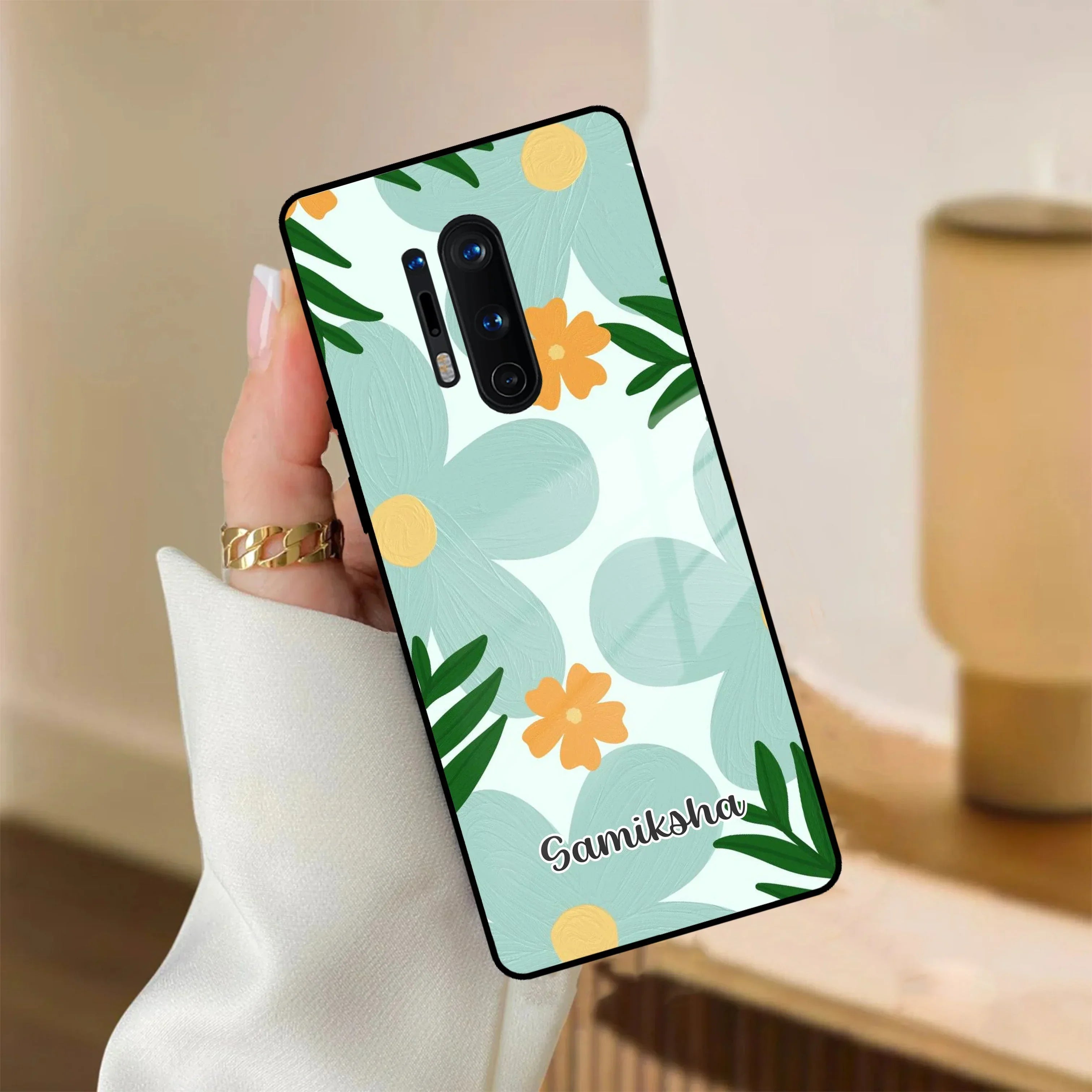 Daisy Dreams Customized Glass Case Cover For OnePlus - ShopOnCliQ