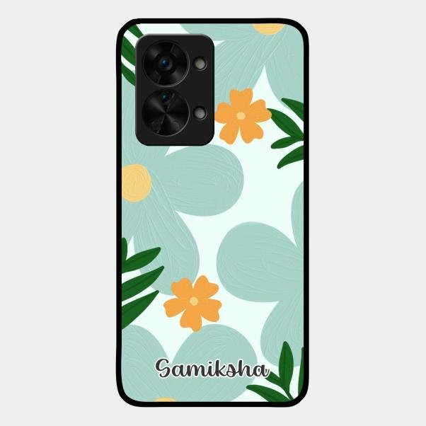 Daisy Dreams Customized Glass Case Cover For Oneplus Nord 2T 5G