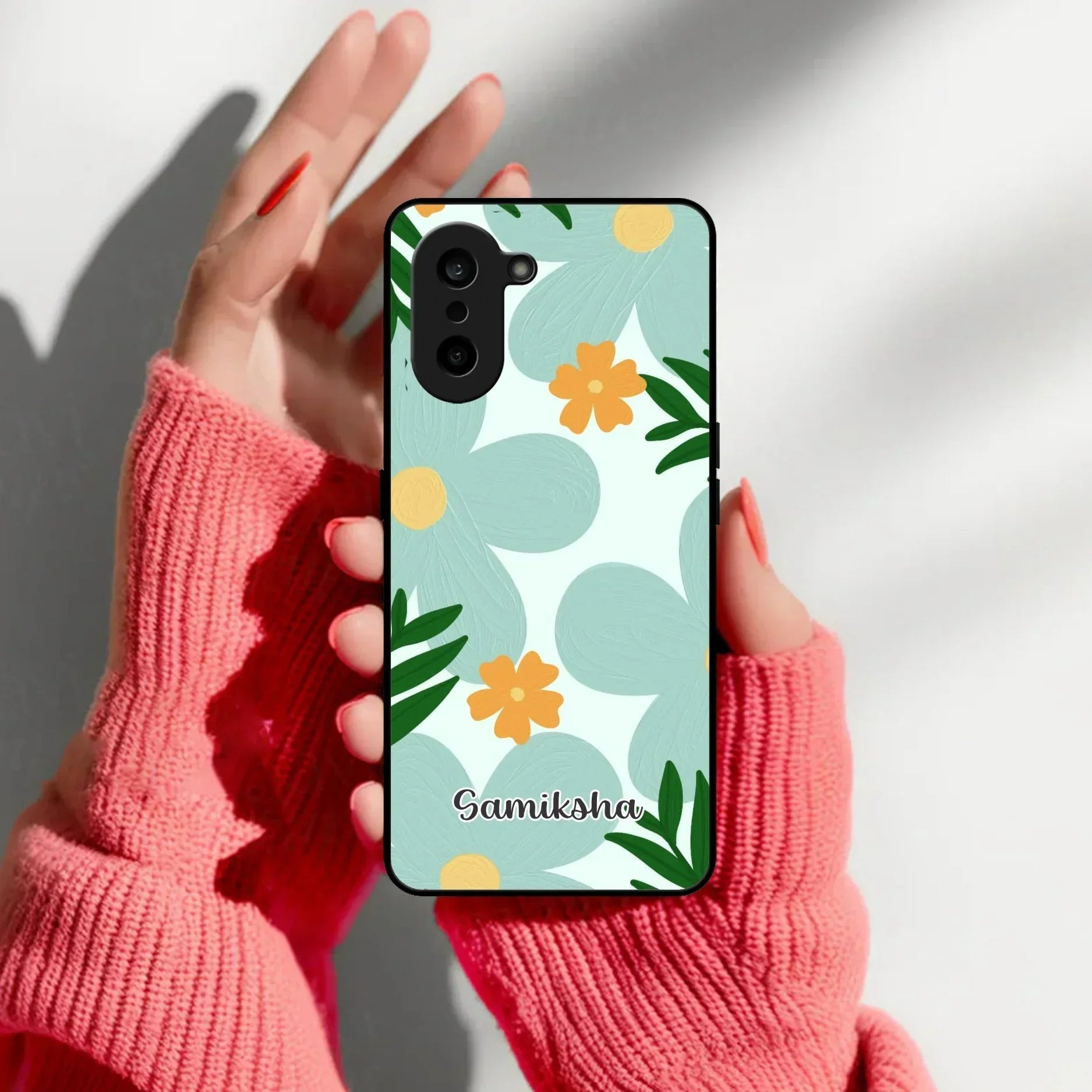 Daisy Dreams Customized Glass Case Cover For OnePlus - ShopOnCliQ
