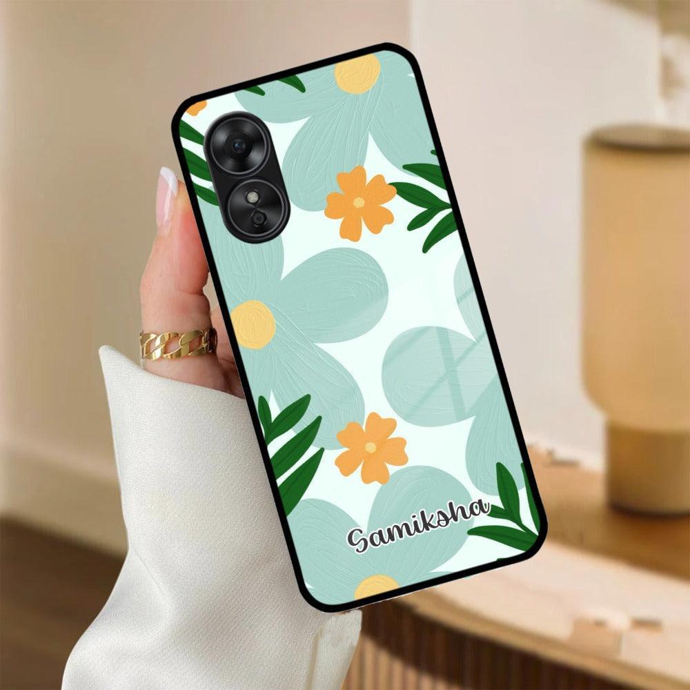 Daisy Dreams Customized Glass Case Cover For Oppo - ShopOnCliQ