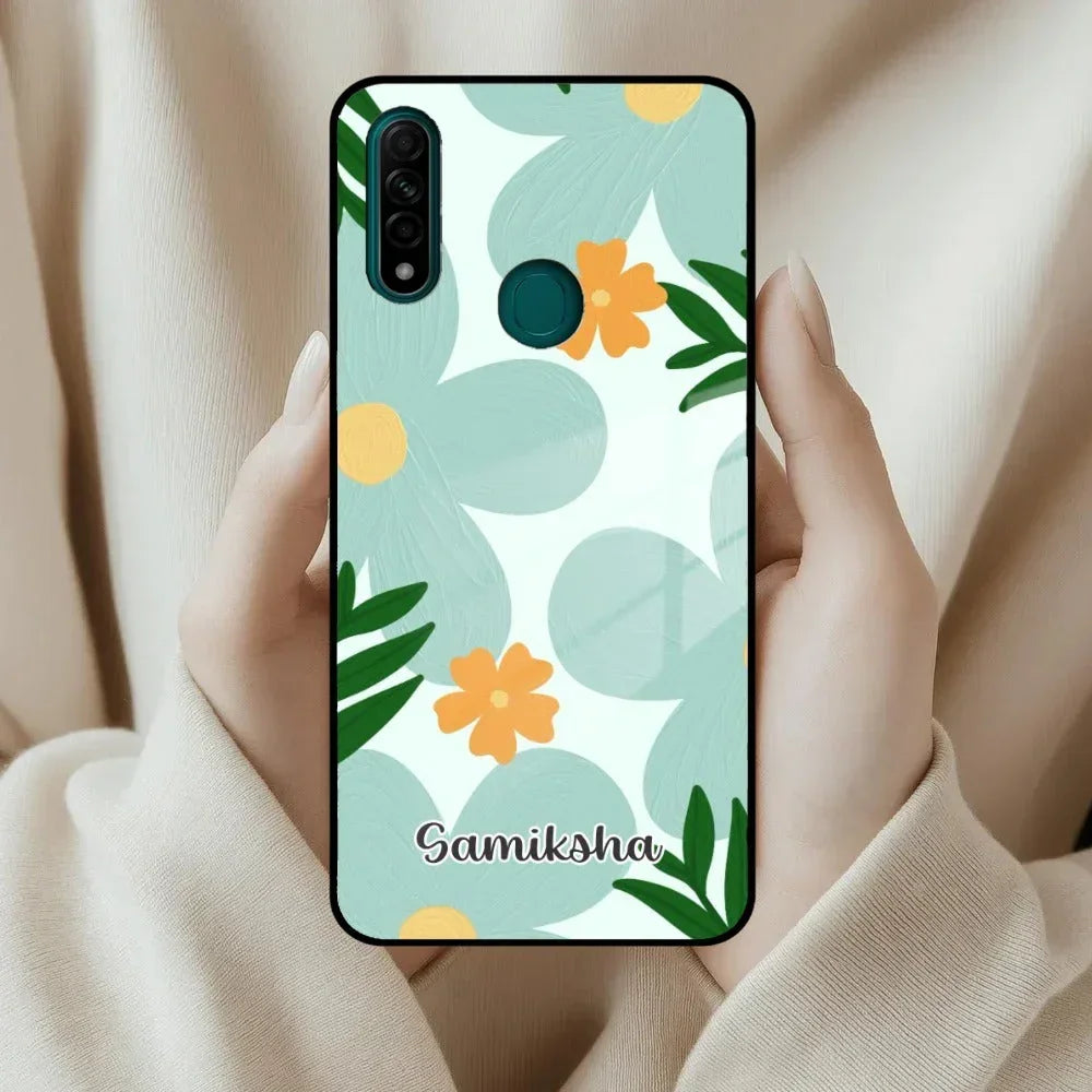 Daisy Dreams Customized Glass Case Cover For Oppo - ShopOnCliQ