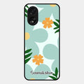 Daisy Dreams Customized Glass Case Cover For Oppo A38