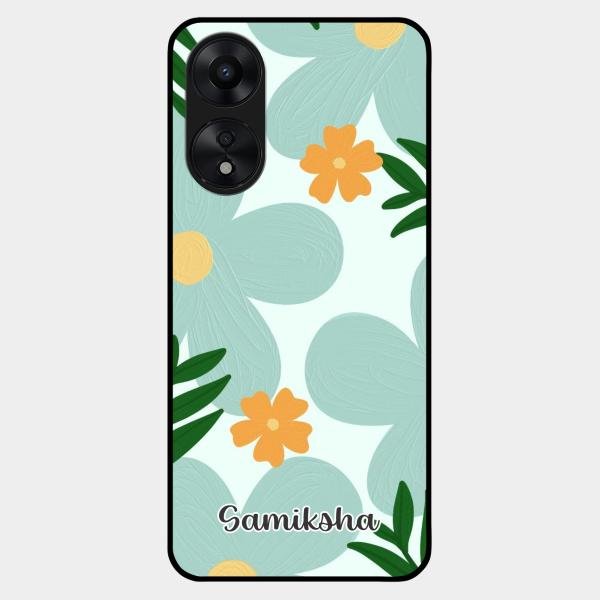 Daisy Dreams Customized Glass Case Cover For Oppo A78 5G