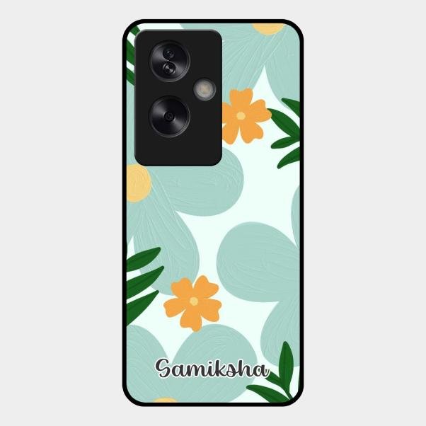 Daisy Dreams Customized Glass Case Cover For Oppo A79 5G