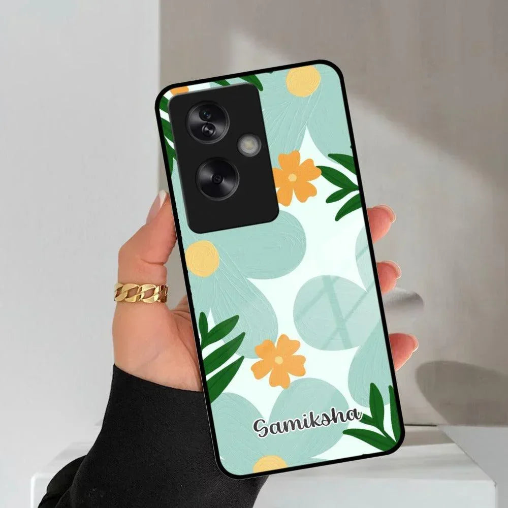 Daisy Dreams Customized Glass Case Cover For Oppo - ShopOnCliQ