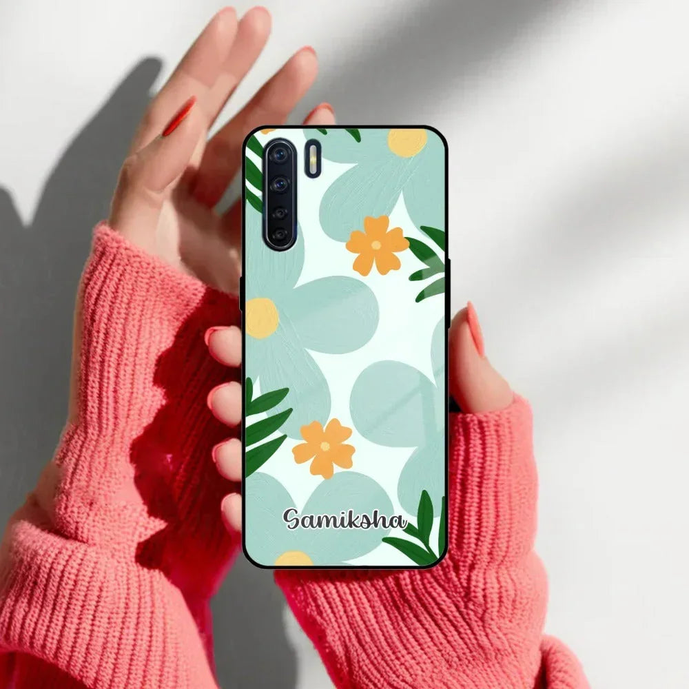 Daisy Dreams Customized Glass Case Cover For Oppo - ShopOnCliQ