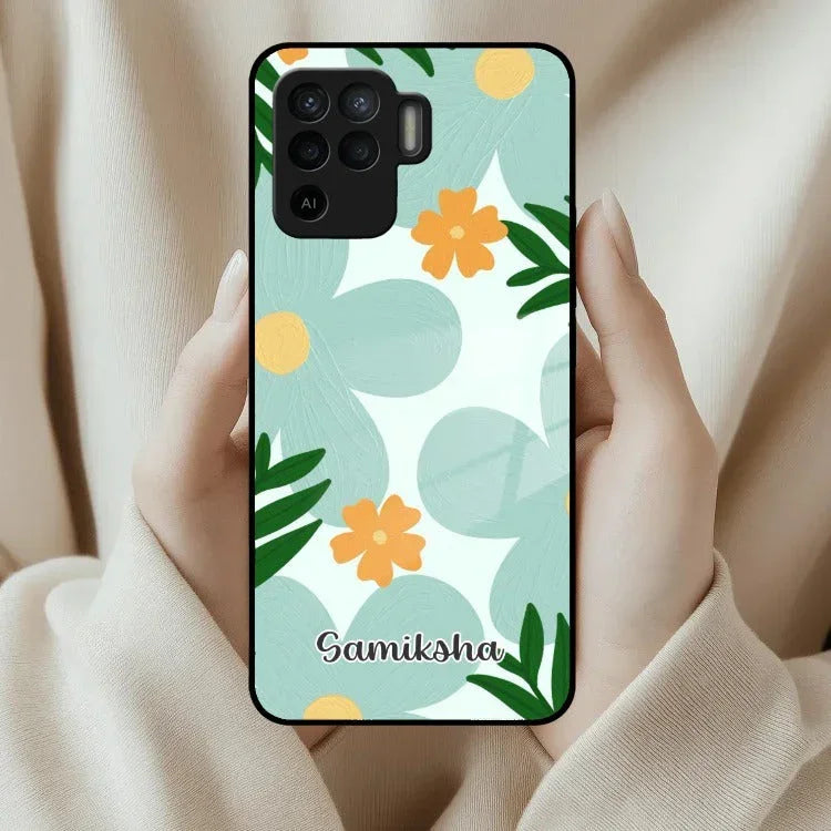 Daisy Dreams Customized Glass Case Cover For Oppo - ShopOnCliQ