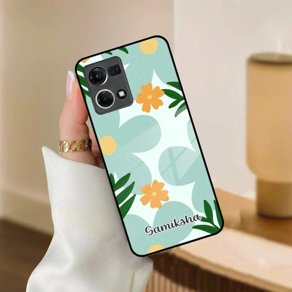 Daisy Dreams Customized Glass Case Cover For Oppo - ShopOnCliQ