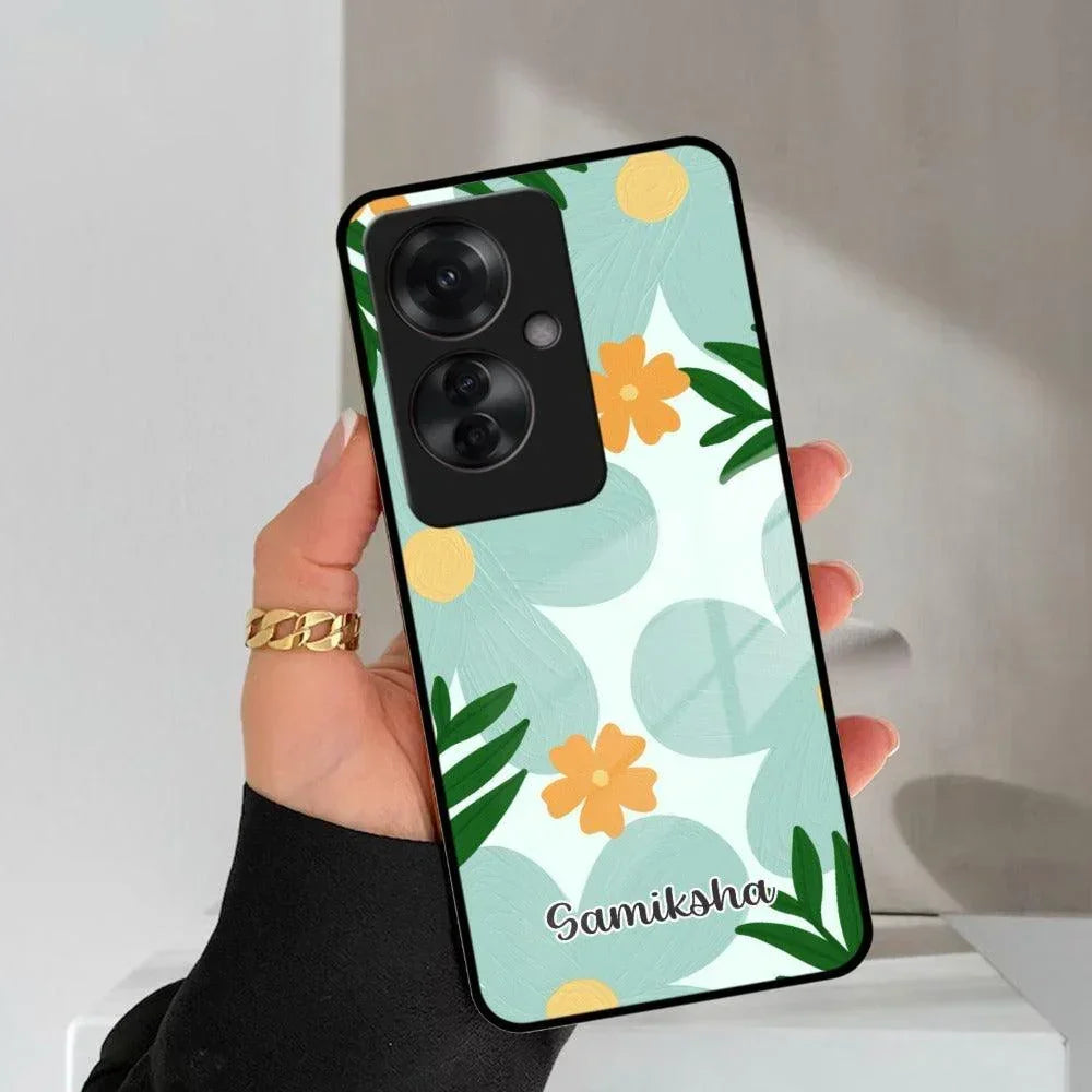Daisy Dreams Customized Glass Case Cover For Oppo - ShopOnCliQ