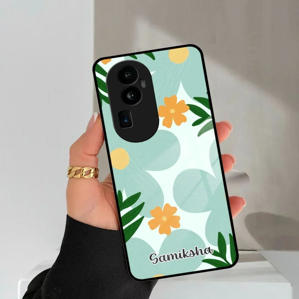 Daisy Dreams Customized Glass Case Cover For Oppo - ShopOnCliQ
