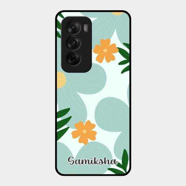 Daisy Dreams Customized Glass Case Cover For Oppo Reno 12 5G