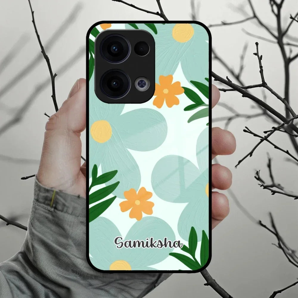 Daisy Dreams Customized Glass Case Cover For Oppo - ShopOnCliQ