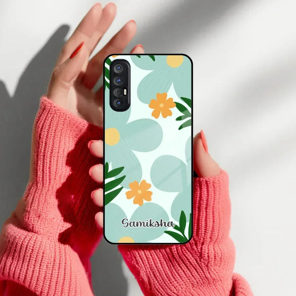 Daisy Dreams Customized Glass Case Cover For Oppo - ShopOnCliQ