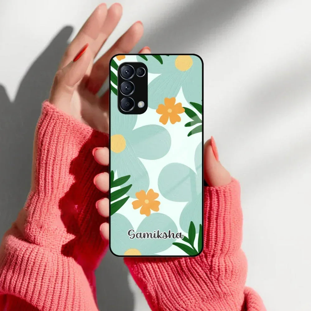 Daisy Dreams Customized Glass Case Cover For Oppo - ShopOnCliQ