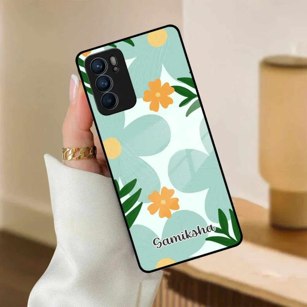 Daisy Dreams Customized Glass Case Cover For Oppo - ShopOnCliQ
