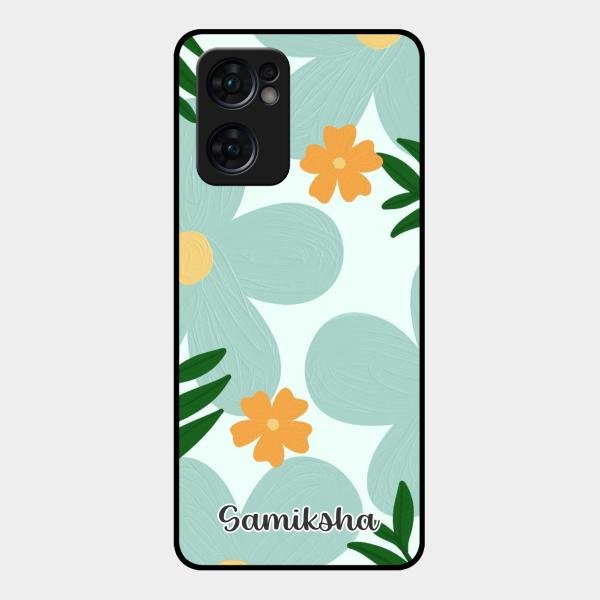 Daisy Dreams Customized Glass Case Cover For Oppo Reno 7 5G