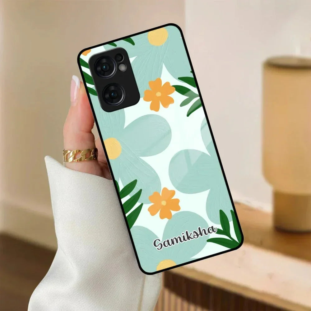 Daisy Dreams Customized Glass Case Cover For Oppo - ShopOnCliQ