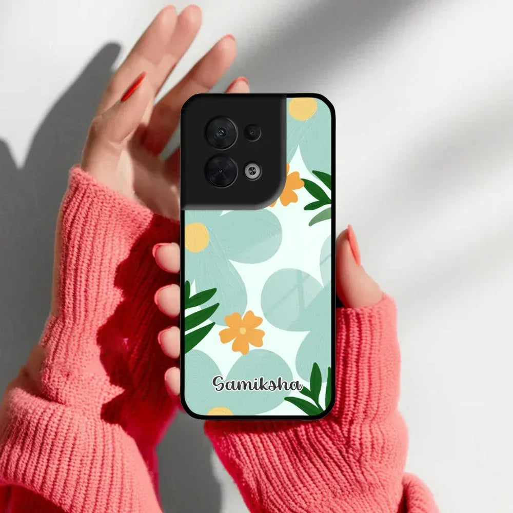 Daisy Dreams Customized Glass Case Cover For Oppo - ShopOnCliQ